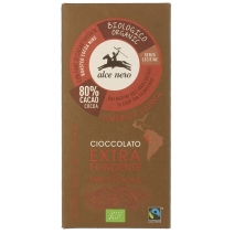 Czekolada gorzka z kawałkami kakao 100 g BIO Alce Nero
