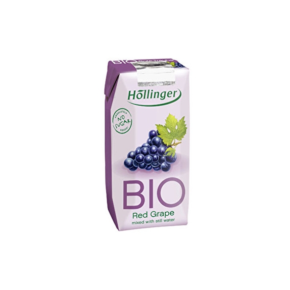 Napój z czerwonych winogron bez cukru 200 ml BIO Hollinger cena 3,45zł