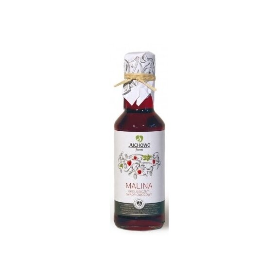 Syrop malinowy BIO 200 ml Juchowo cena 22,40zł