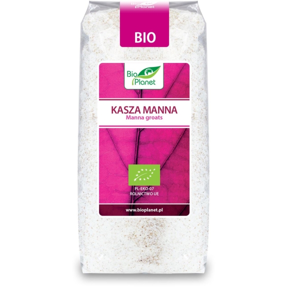 Kasza manna 500 g BIO Bio Planet data ważności: 22.12.2023  cena 7,25zł