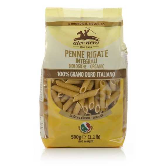 Makaron razowy penne semolina 500 g BIO Alce Nero KWIETNIOWA PROMOCJA! cena 7,55zł