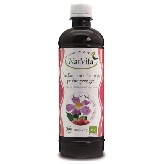 Koncentrat napoju probiotycznego z czystka 500 ml Natvita cena 37,09zł