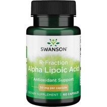 Swanson r-ala kwas alfa liponowy 50 mg 60 kapsułek