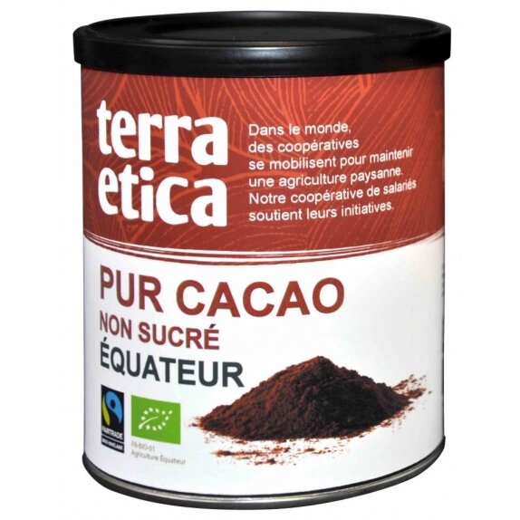 Kakao fair trade 200 g BIO Terra Etica cena 26,79zł