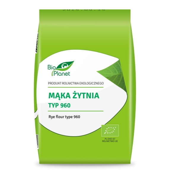 Mąka żytnia typ 960 1 kg BIO Bio Planet cena 8,19zł