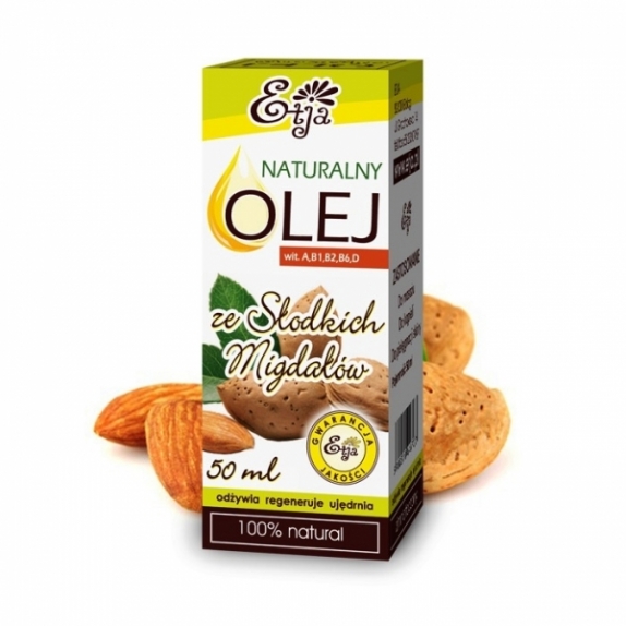 Olejek naturalny do skóry ze słodkich migdałów 50 ml Etja cena 14,75zł