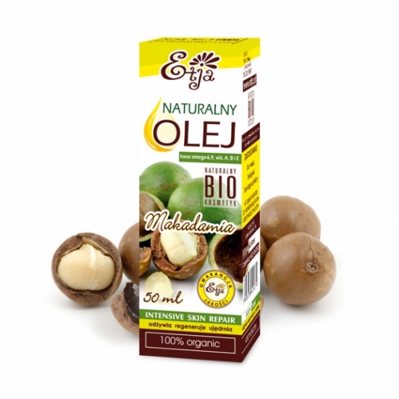 Olejek naturalny do skóry makadamia 50 ml BIO Etja cena 19,65zł