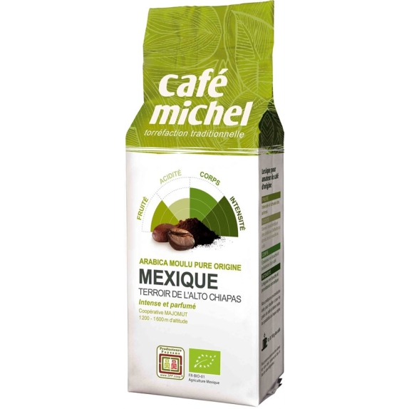 Kawa mielona Arabica 100% Meksyk Fait Trade 250 g BIO Cafe Michel  cena €7,11