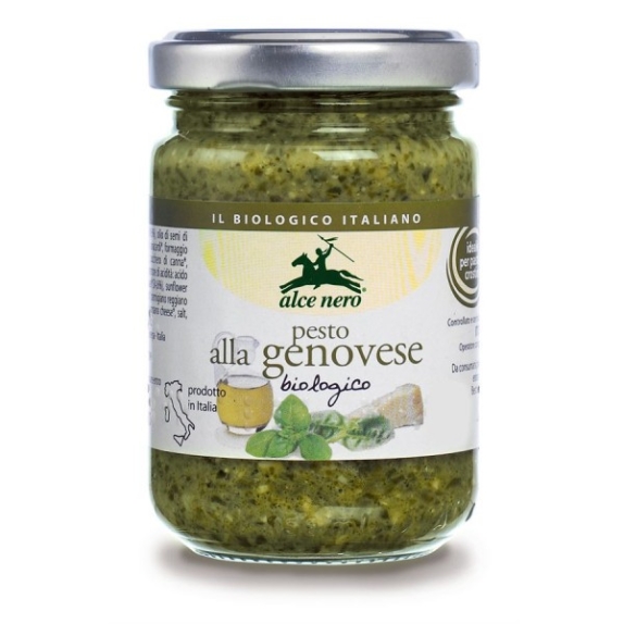 Pesto genovese (sos bazyliowy) 130 g BIO Alce Nero  cena 16,95zł