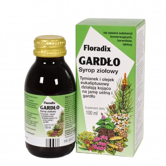 Floradix Gardło syrop 100 ml cena 5,94$