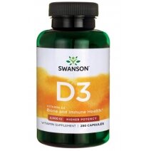 Swanson witamina D3 2000IU 250 kapsułek
