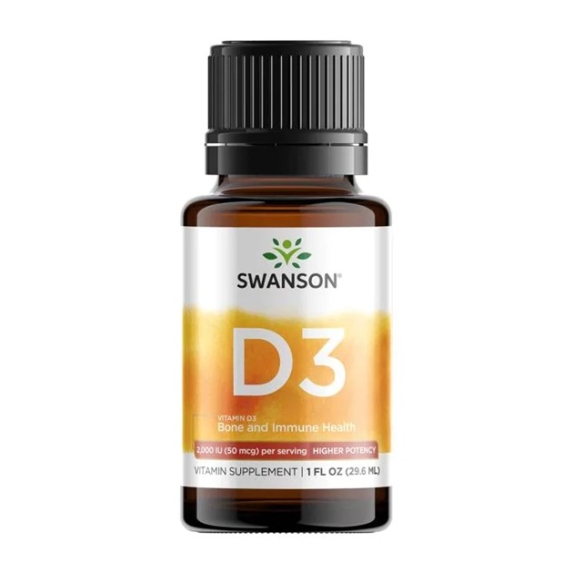 Swanson witamina D3 w płynie 29,6 ml cena 65,90zł