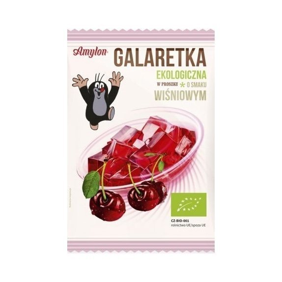 Galaretka o smaku wiśniowym 40 g Amylon cena 4,49zł