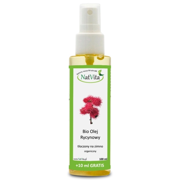 Olej rycynowy 100 ml BIO Natvita cena 15,90zł