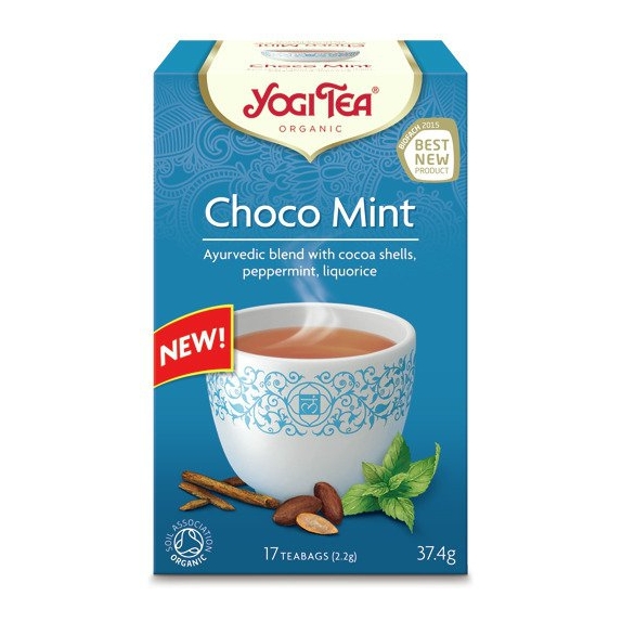 Herbata czekoladowo-miętowa 17 saszetek x 2,2g BIO Yogi Tea cena €2,98