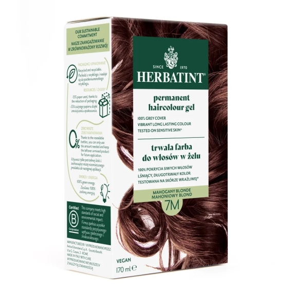 Herbatint Farba 7M Mahoniowy blond 170ml cena 52,69zł