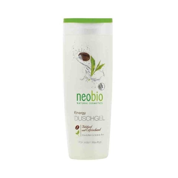 Neobio żel pod prysznic z kofeiną i zieloną herbatą 250 ml ECO cena 9,55zł