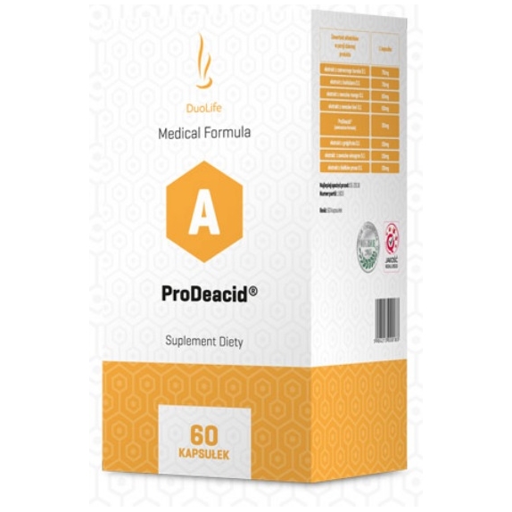 DuoLife proDeacid 60 kapsułek cena 98,95zł