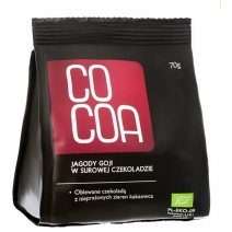 Cocoa jagody goji w surowej czekoladzie 70 g BIO