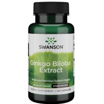 Swanson ginkgo biloba extrakt GinkgoSelect 60 mg120 kapsułek