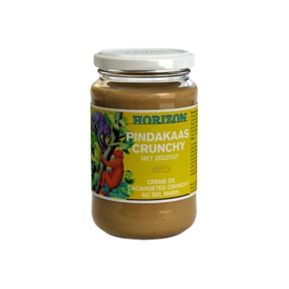 Krem z orzeszków ziemnych crunchy z solą morską 350 g BIO Horizon cena 14,75zł