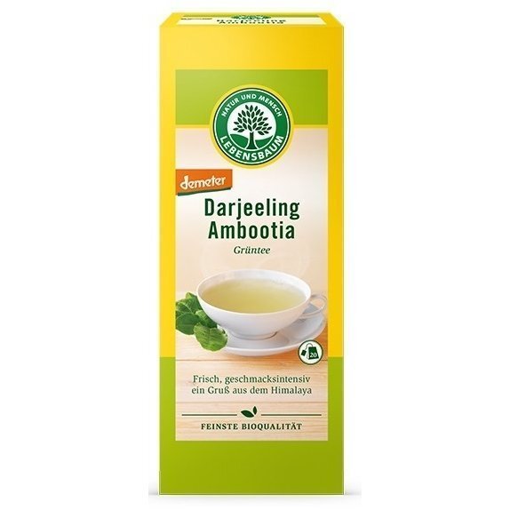 Herbata zielona darjeeling ambootia 20 saszetek Lebensbaum cena 15,15zł