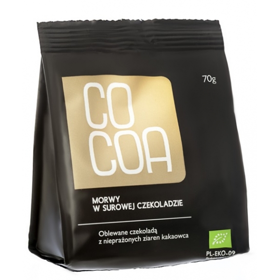Cocoa morwy w surowej czekoladzie 70 g BIO cena 9,75zł