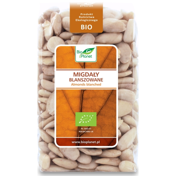 Migdały blanszowane 350 g BIO Bio Planet  cena 7,75$