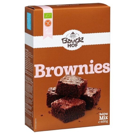 Mieszanka bezglutenowa do wypieku ciasta Brownie 400 g Bauck cena 17,89zł