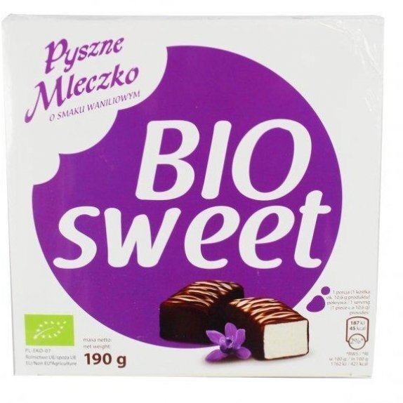 Mleczko waniliowe 190 g Bio Sweet cena €2,08