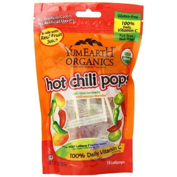 Lizaki hot chili z witaminą C 14 sztuk YumEarthOrganic cena 15,35zł