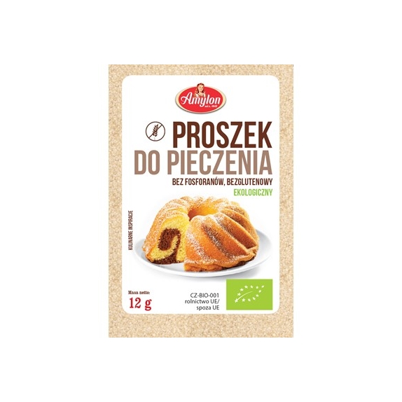 Proszek do pieczenia bezglutenowy 12 g BIO Amylon cena 1,39zł