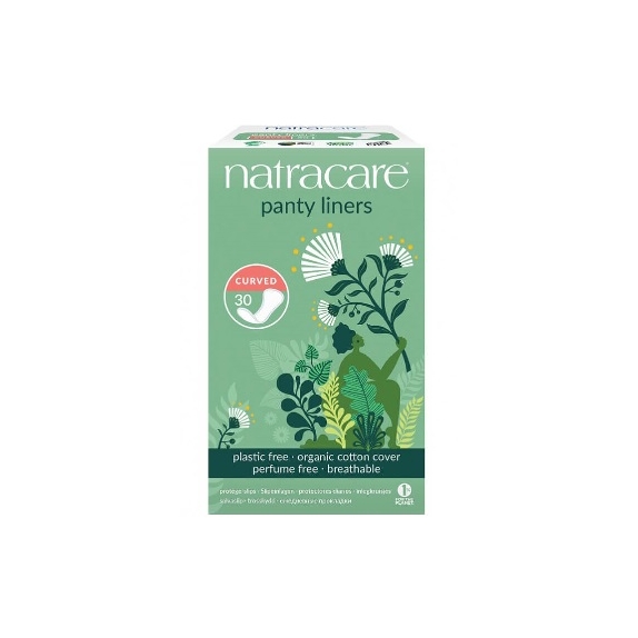 Natracare wkładki higieniczne zaokrąglone 30 sztuk cena €2,26