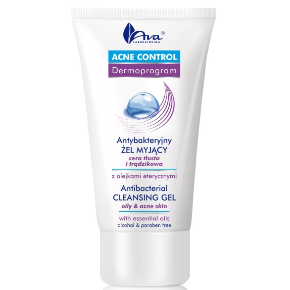 Ava Acne Control żel myjący antybakteryjny do cery tłustej i trądzikowej 150 ml cena 13,90zł