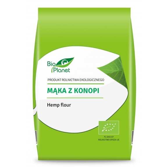 Mąka z konopi 400 g BIO Bio Planet cena 2,16$