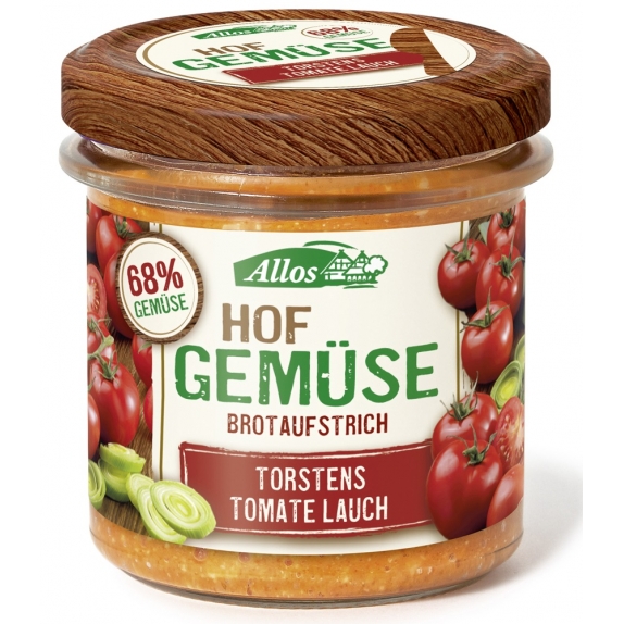 Pasta warzywna z pomidorami i porem 135 g BIO Allos cena 10,60zł