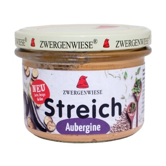Pasta słonecznikowa z bakłażanem bezglutenowa 180 g BIO Zwergenwiese cena 12,35zł