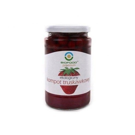 Kompot truskawkowy 750 ml Bio Food cena 14,09zł