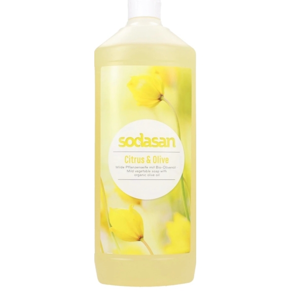 Sodasan Mydło w płynie cytrus-oliwka 1 L ECO cena 36,95zł