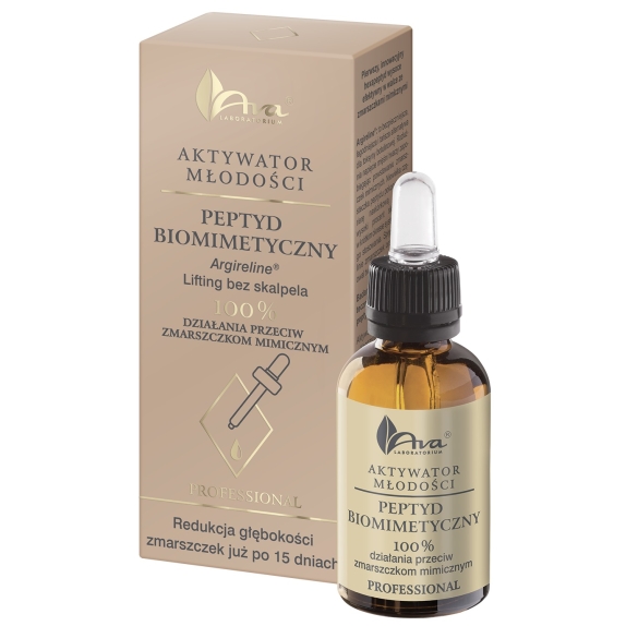 Ava Aktywator Młodości Peptyd biomimetyczny Argireline 30 ml WRZEŚNIOWA PROMOCJA! cena 25,90zł