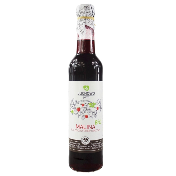 Syrop malinowy 375 ml BIO Juchowo cena 36,80zł