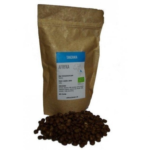 Kawa ekologiczna Arabica Tanzania Organic AA 1 kg cena 94,85zł