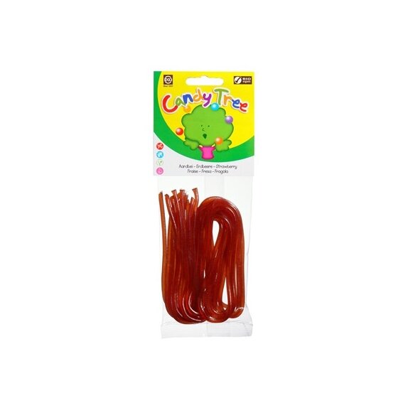 Żelki nitki truskawkowe 75 g BIO Candy Tree  cena 10,75zł