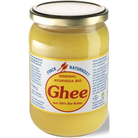 Masło klarowane 480 g BIO Ghee Finck Ajurveda  cena €14,03