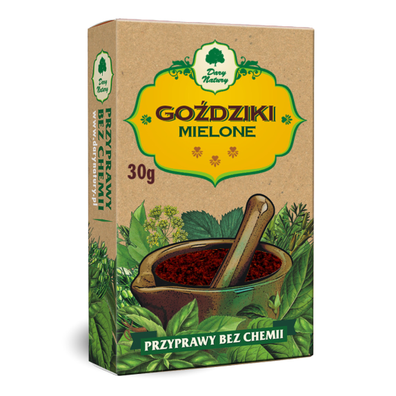 Goździki mielone 30 g Dary Natury cena 8,99zł