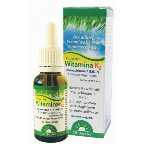 Dr Jacobs witamina K2 20 ml cena €12,00