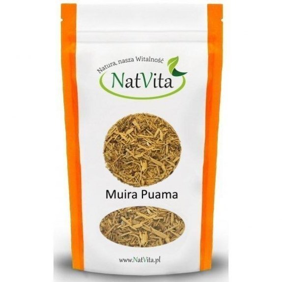 Muira Puama pocięta 50 g Natvita cena 1,97$