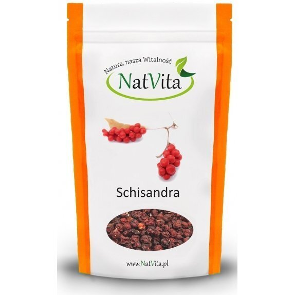 Schisandra (cytryniec chiński) 100 g Natvita + 3 próbki sanbios acerola ok.12tabletek cena 20,89zł