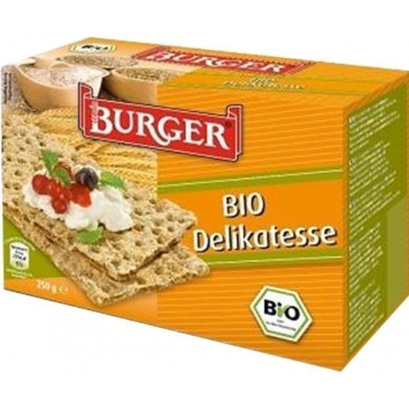 Pieczywo chrupkie żytnie razowe 250 g BIO Burger cena 8,95zł