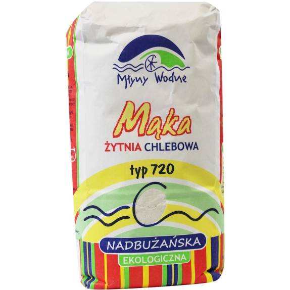 Mąka żytnia chlebowa typ 720 1kg BIO Młyny Wodne cena 2,13$